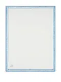 Versace border-print towel (195cm x 145cm) - White