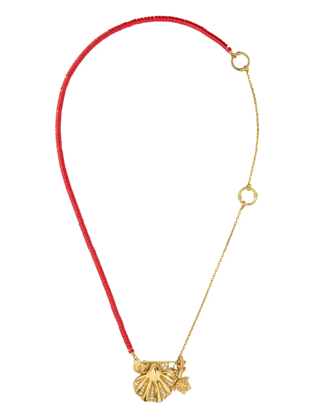 Versace collar con dije de concha | dorado | Image 1