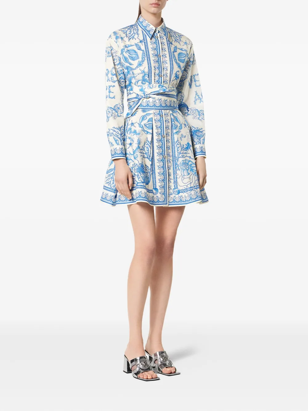 Versace Underwater Barocco shirt dress | Day Dresses | Image 2