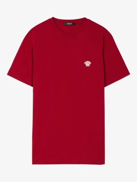 Versace playera con bordado Medusa
