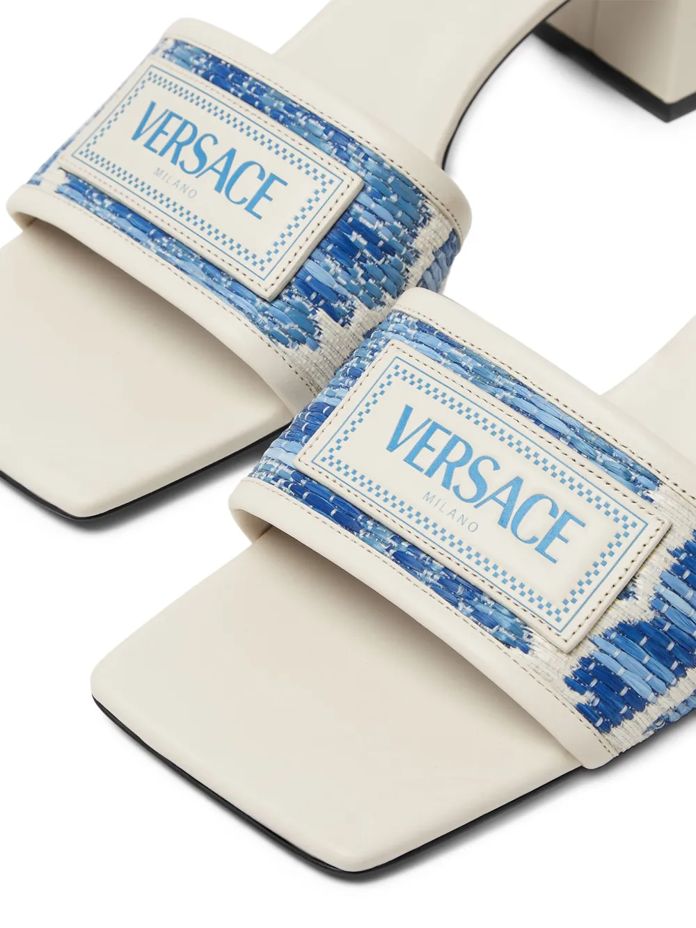 Versace Theia mules White