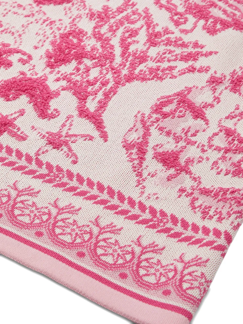 Versace Underwater Barocco jurk Roze