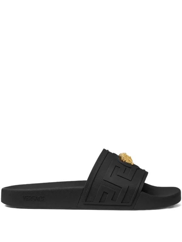 Versace ラ メドゥーサ サンダル | ブラック | FARFETCH JP Versace ラ メドゥーサ サンダル | ブラック | FARFETCH JP