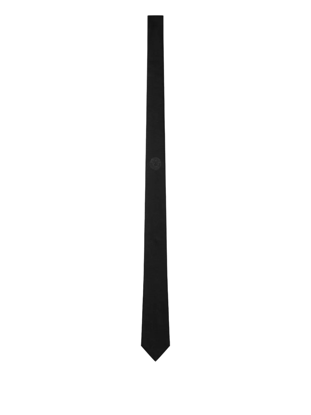 Versace corbata con bordado Medusa | negro | Image 1