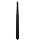 Versace Medusa-embroidered tie - Black