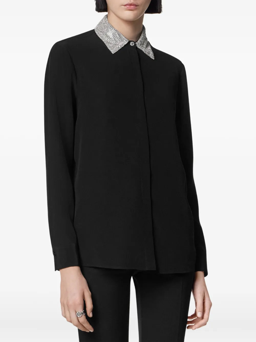 Versace Hemd mit verziertem Kragen | Tops | Image 3