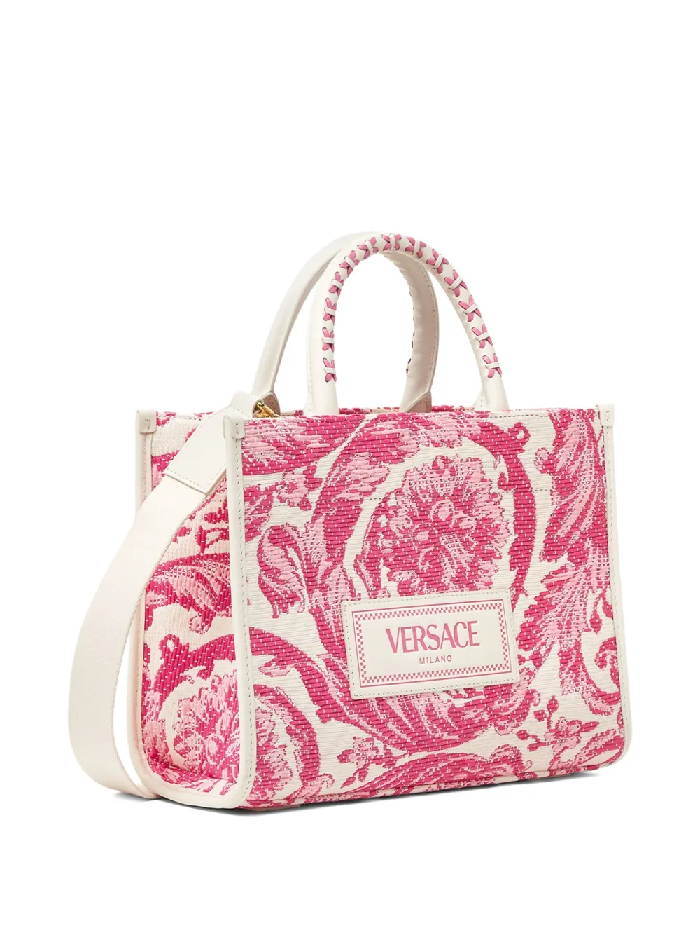 Versace Barocco Athena kleine shopper Roze