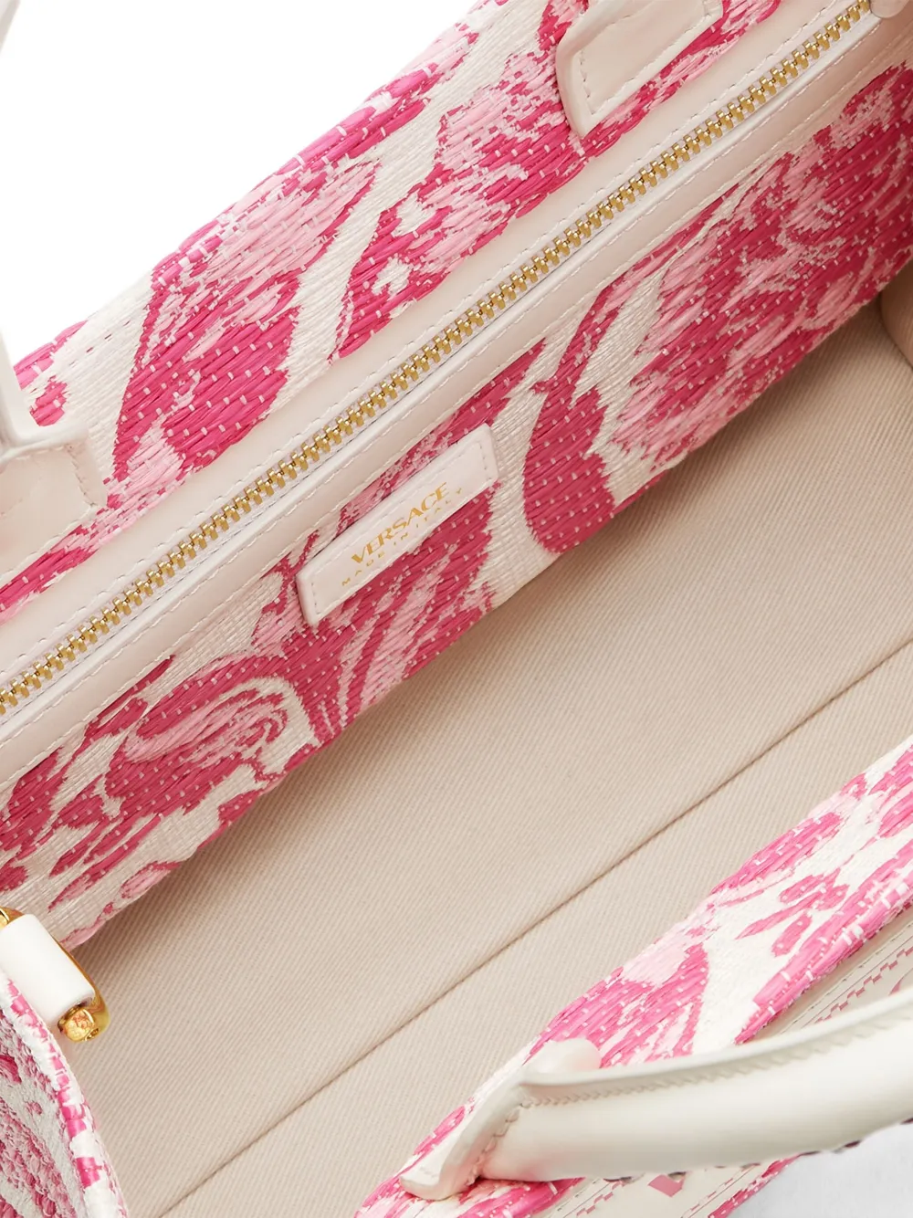 Versace Barocco Athena kleine shopper Roze