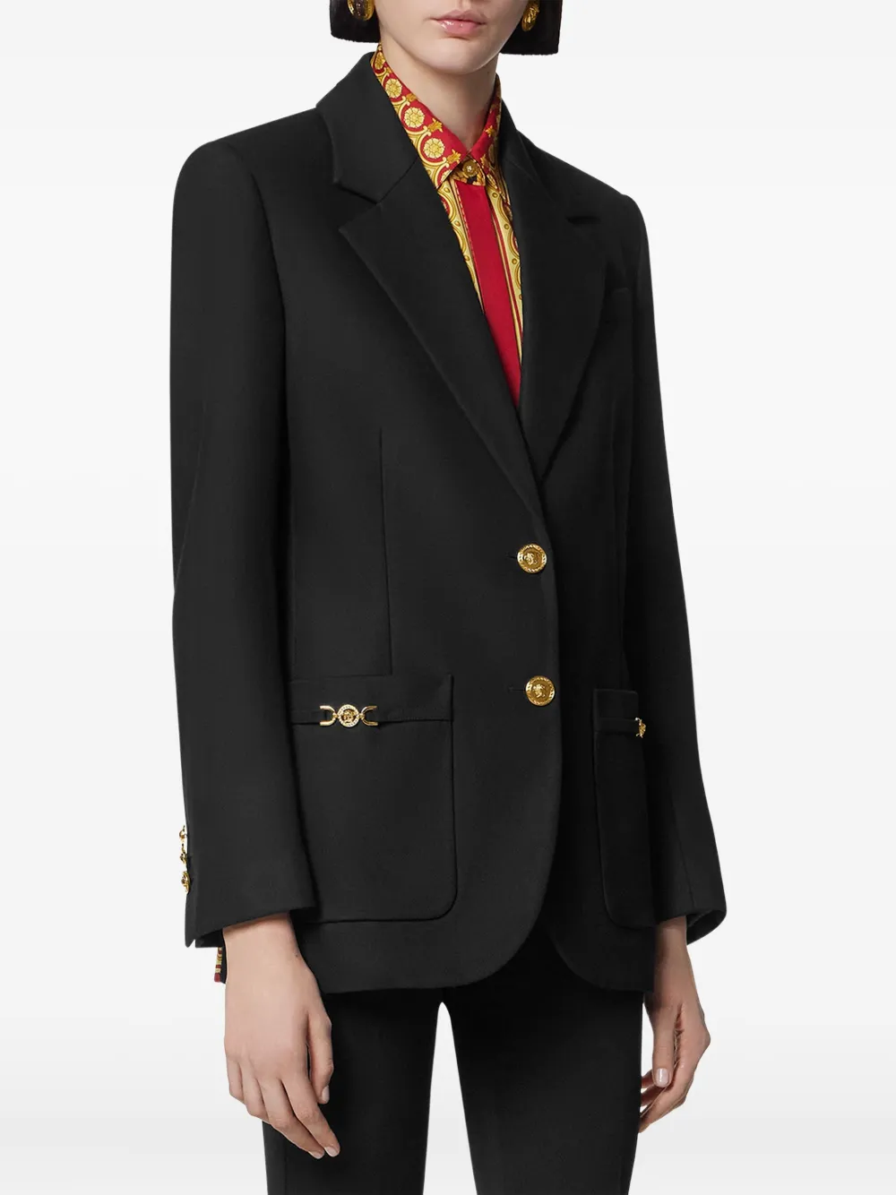 Versace Medusa '95 blazer Zwart