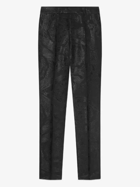 Versace بنطال بنقش زهور