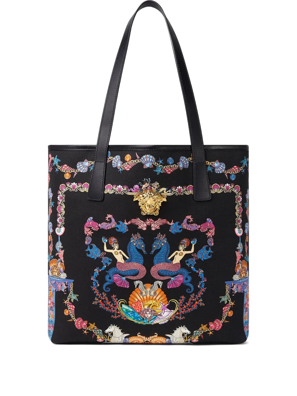 Versace Coral Theatre Tote Bag