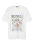 Versace Coral Theatre Postcard T-Shirt - White