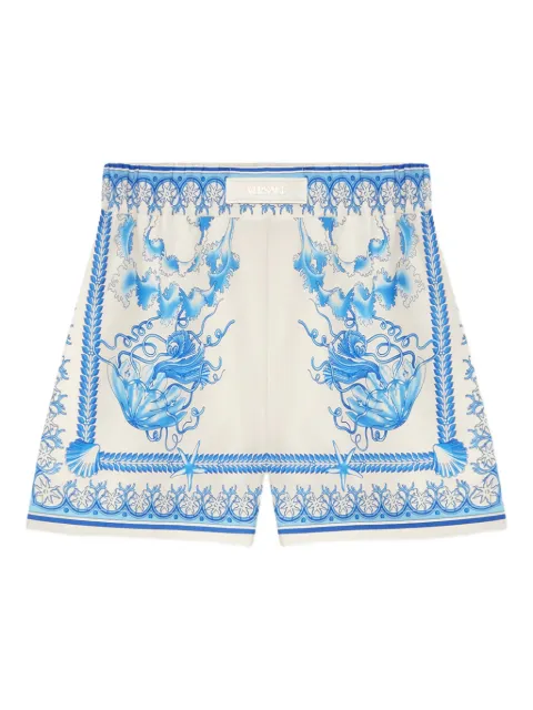 Versace Underwater Barocco cotton shorts