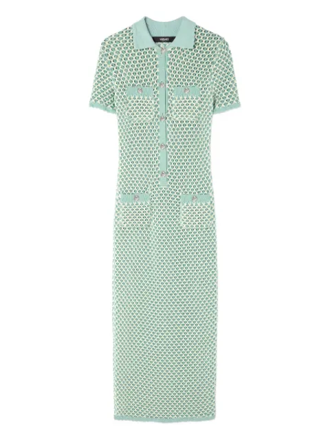 Versace crochet mini dress