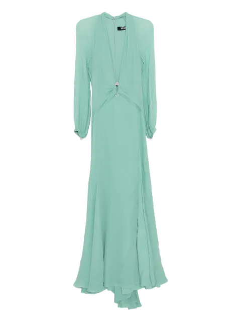 Versace silk georgette gown