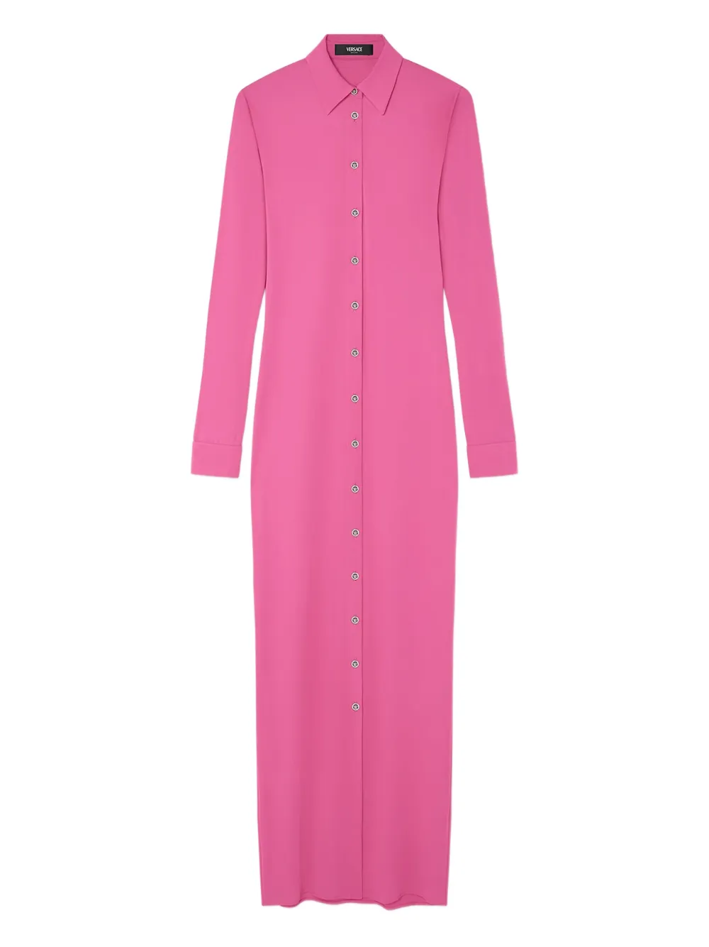 Versace Button-down maxi-jurk Roze