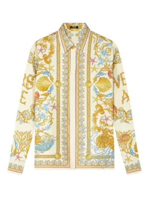 Versace La Coupe Des Dieux シルクシャツ | ニュートラル | FARFETCH JP