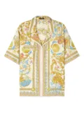 Versace Underwater Barocco silk shirt - Gold