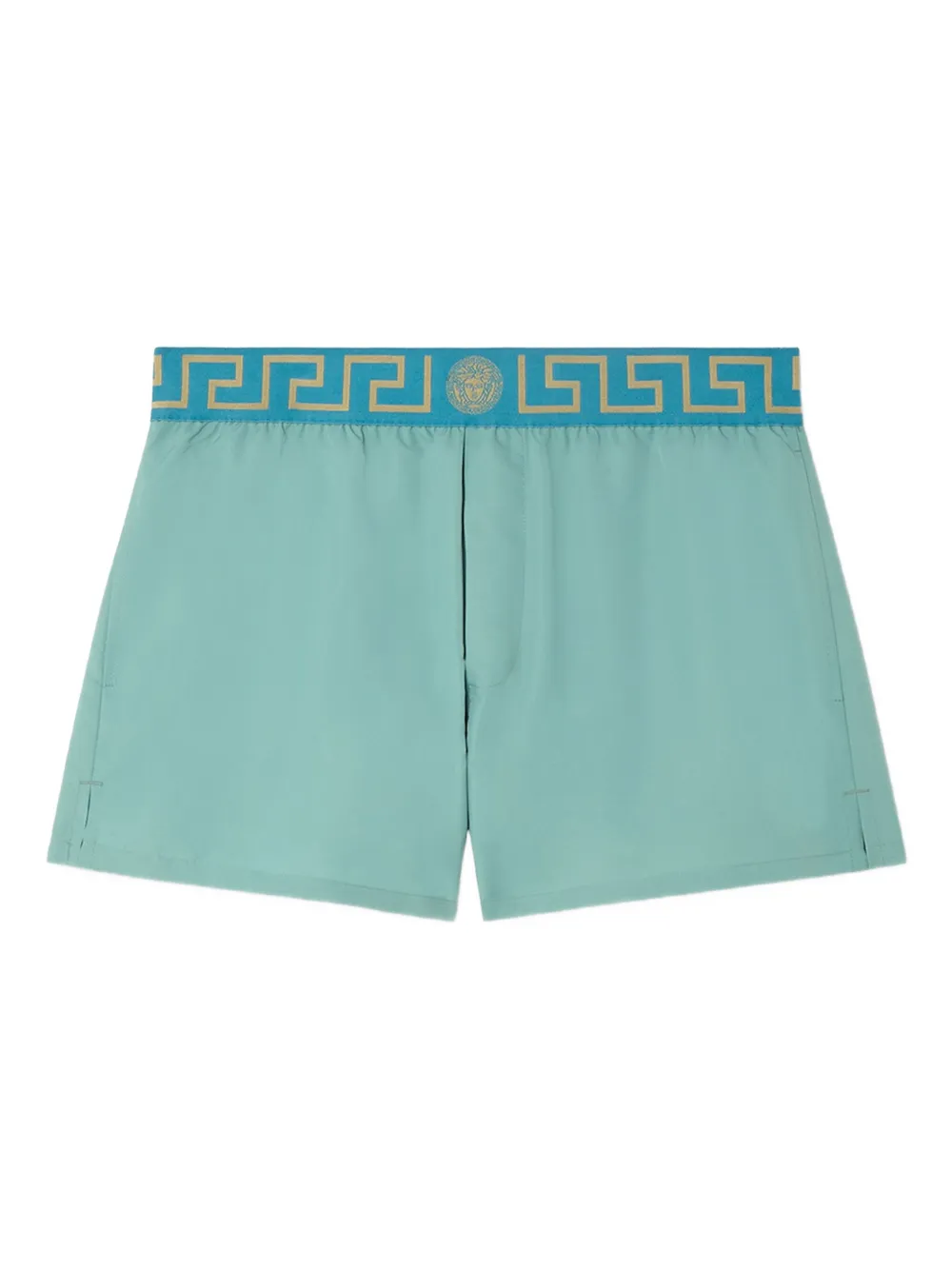 Versace Zwembroek met Greca afwerking Groen