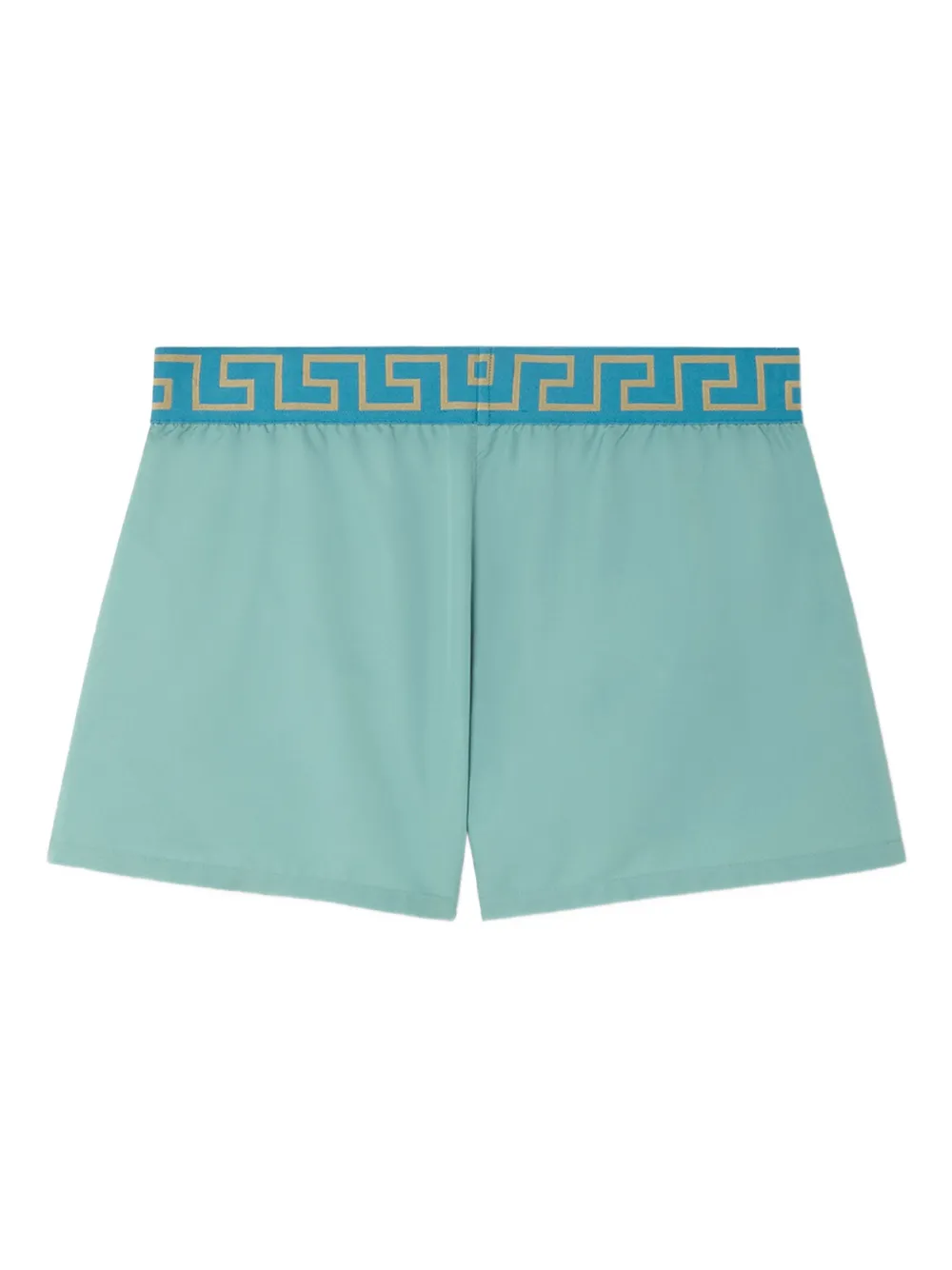Versace Zwembroek met Greca afwerking Groen