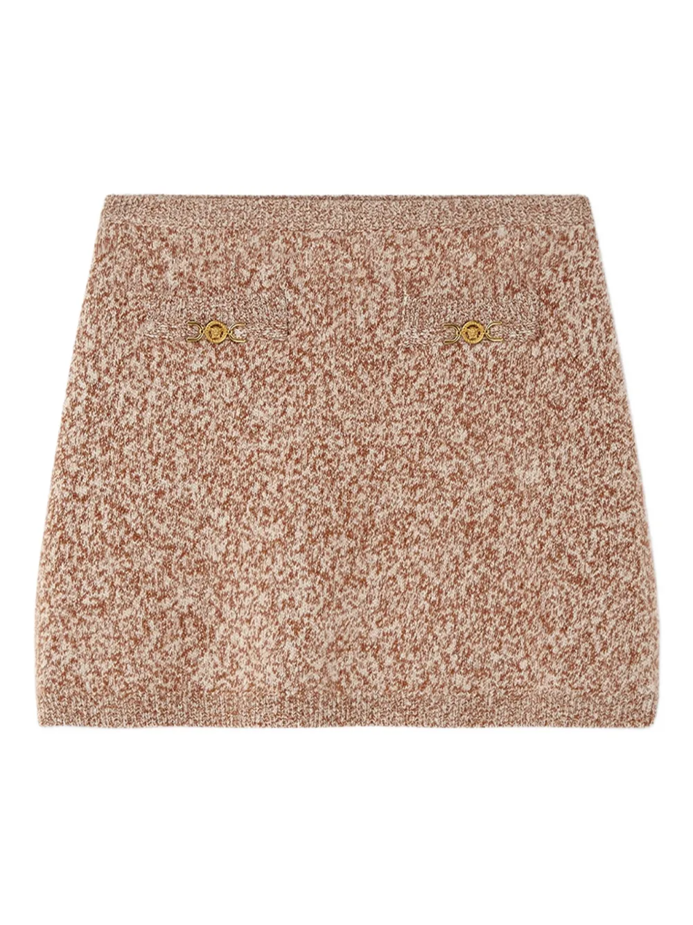 Versace Medusa '95 gebreide mini-rok Beige