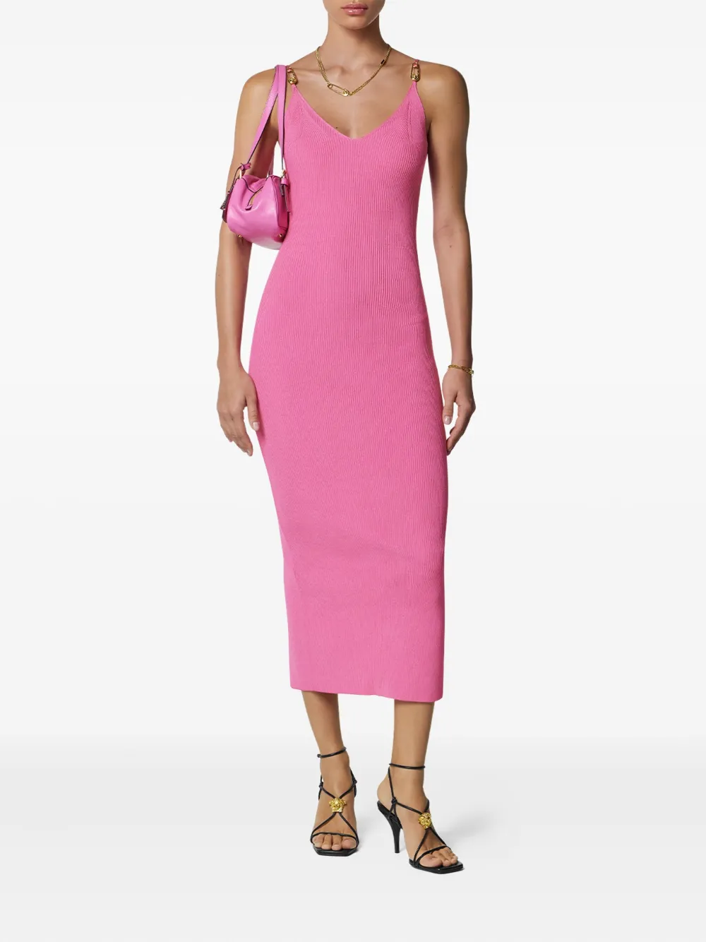 Versace Safety Pin jurk - Roze