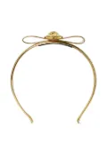 Versace Gianni Ribbon headband - Gold