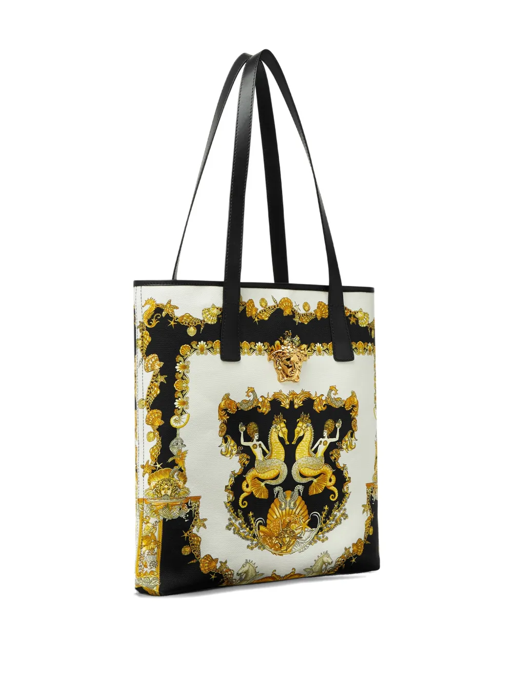Versace Coral Theatre La Medusa canvas shopper Goud