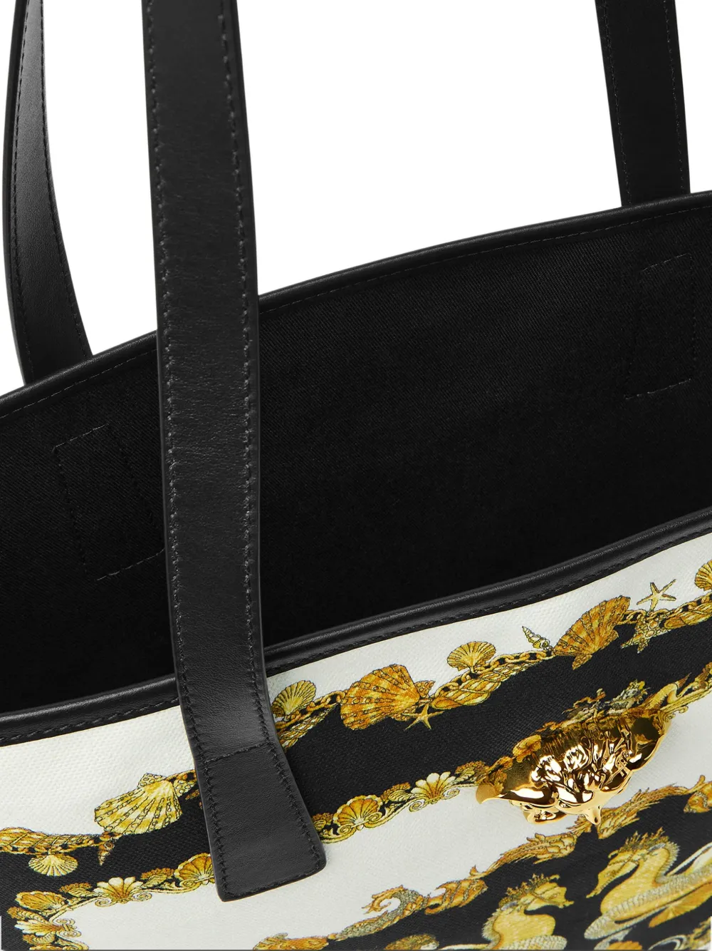 Versace Coral Theatre La Medusa canvas shopper Goud