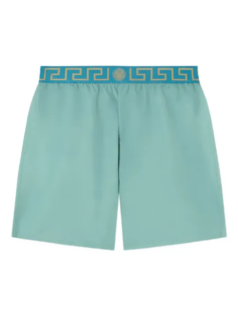 Versace Badeshorts mit Greca-Bund