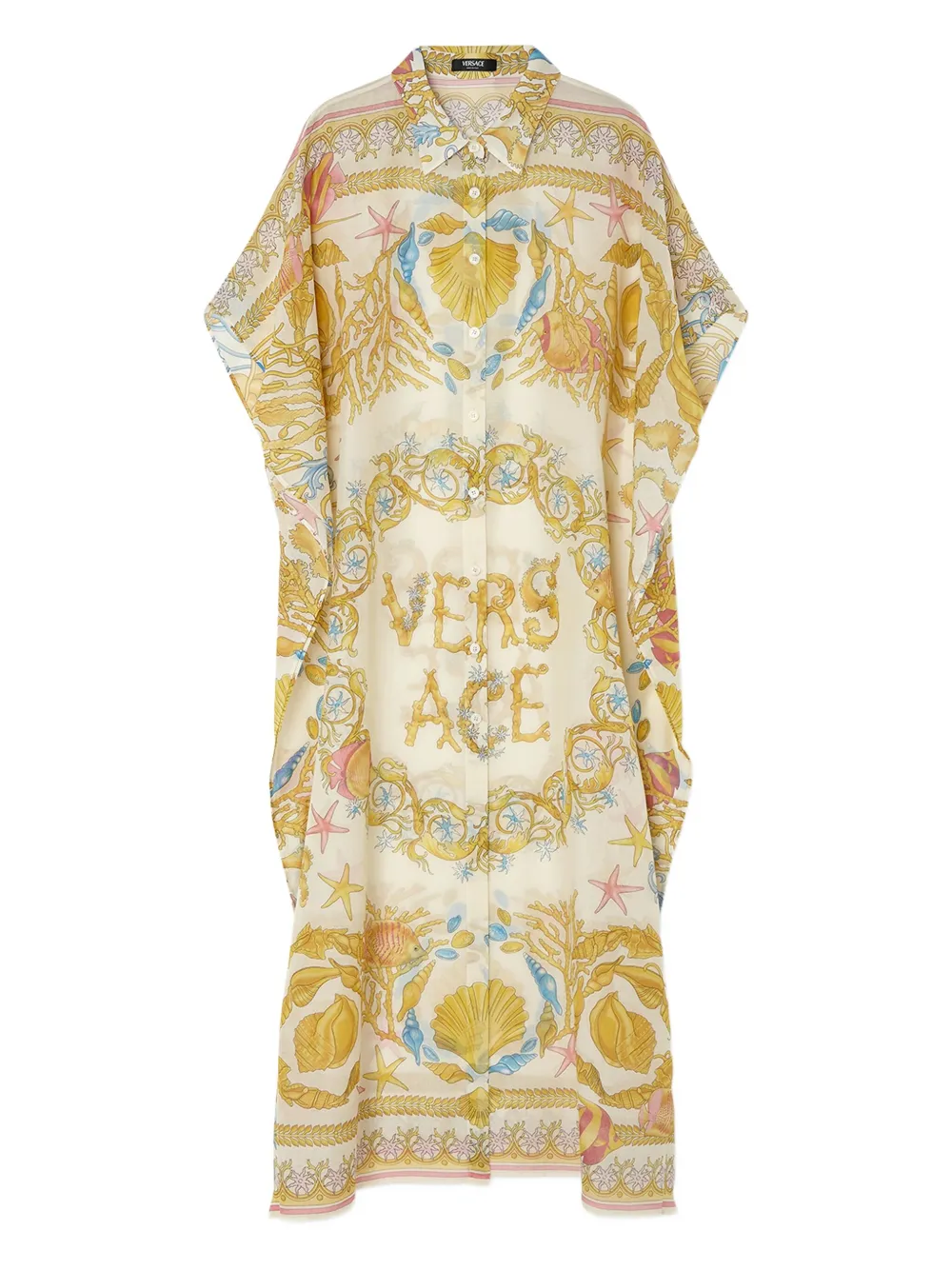 Versace Underwater Barocco tuniek Goud