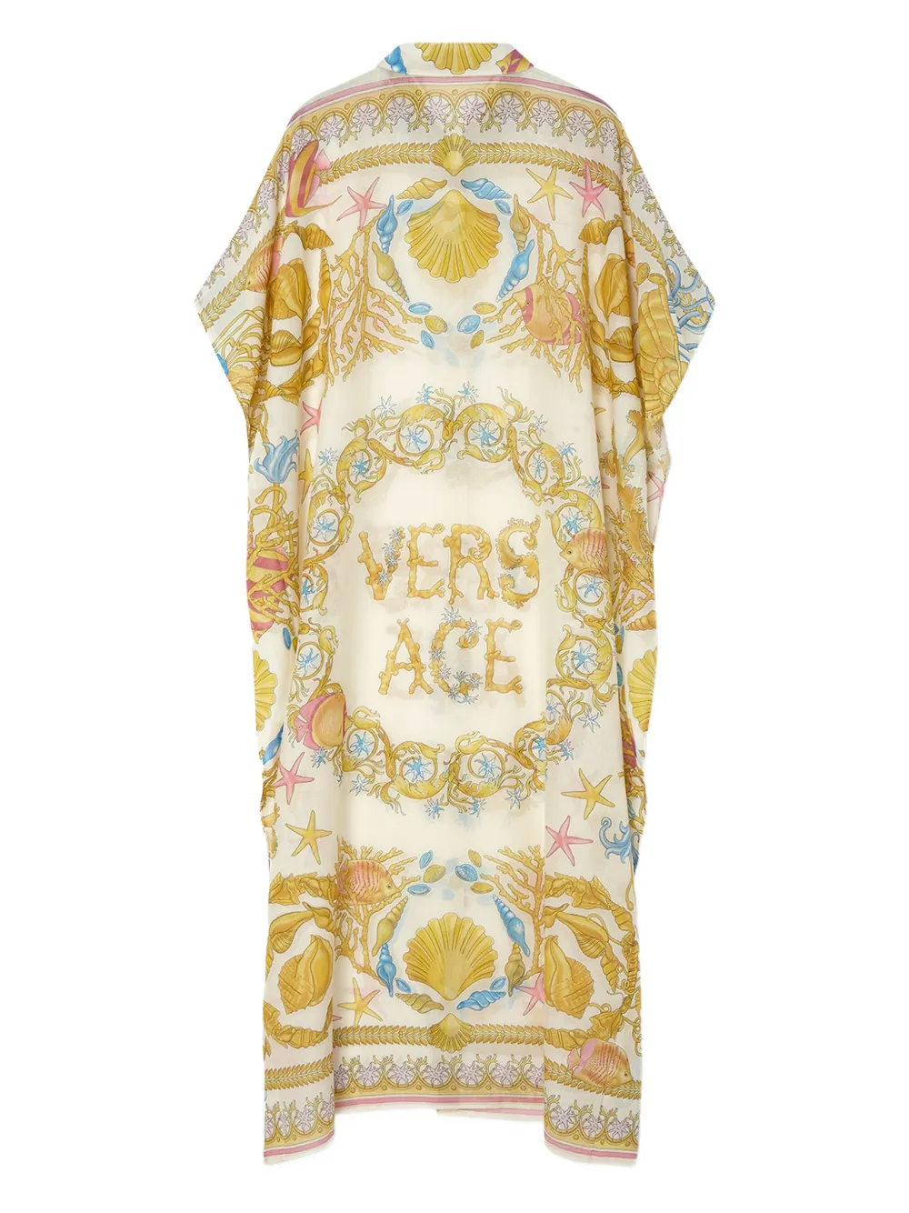 Versace Underwater Barocco wikkeljurk Goud