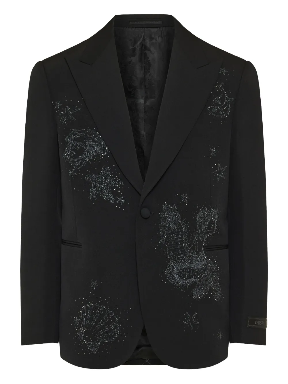 Versace Barocco Sea embroidered jacket | Black | Image 1