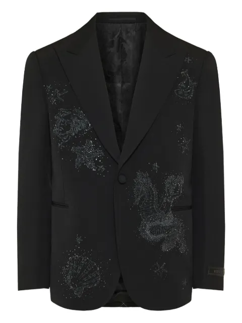 Versace Barocco Sea embroidered jacket 