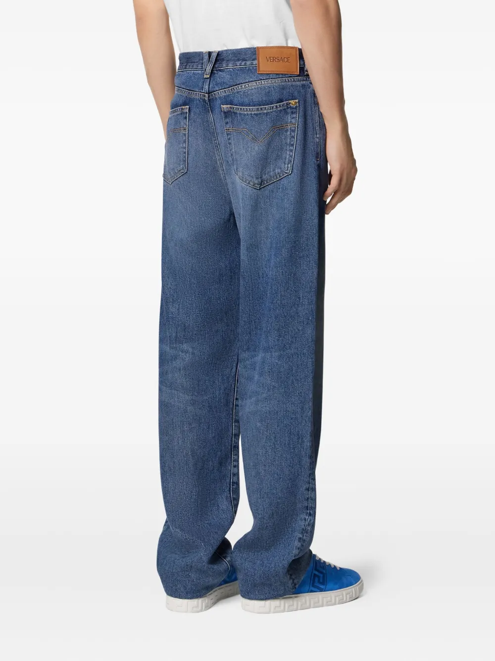 Versace Medusa Biggie jeans Blauw