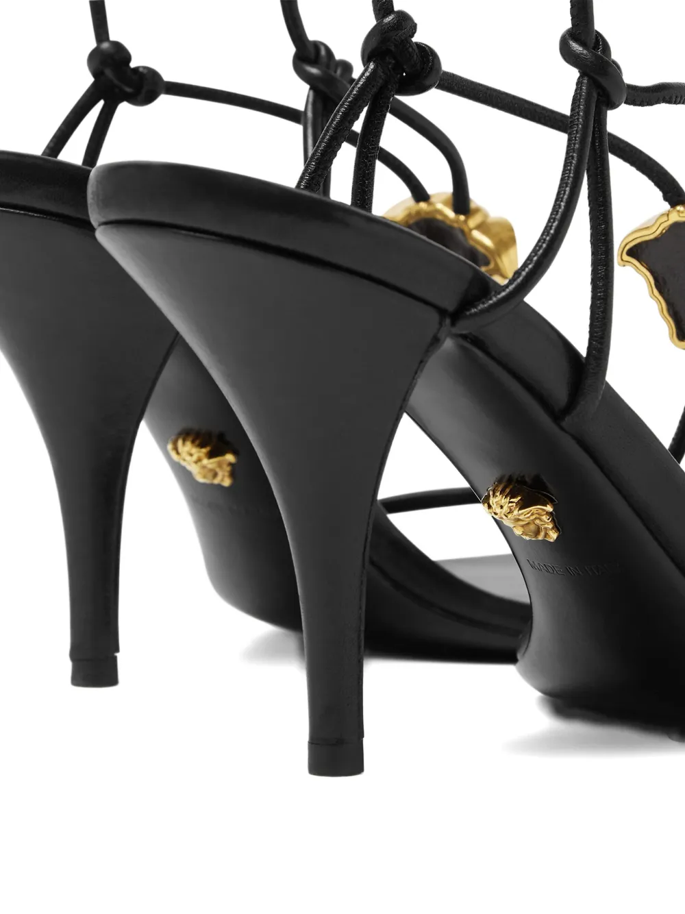 Versace 85mm La Medusa sandals Black