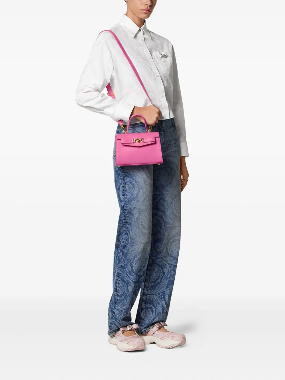 Versace Medusa '95 kleine tas met handgreep - Roze