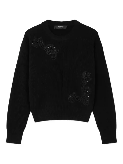Versace エンブロイダリー セーター