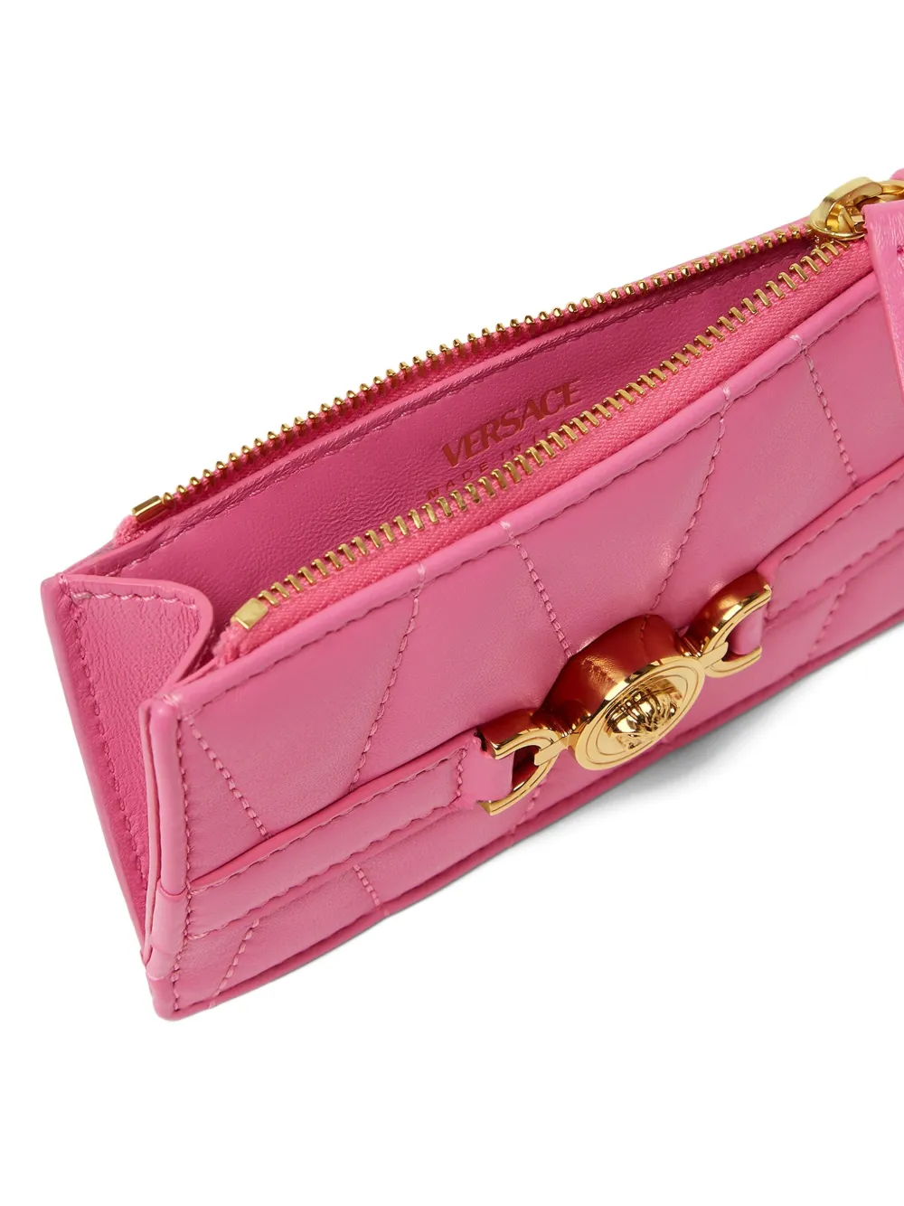 Versace Medusa '95 gewatteerde portemonnee Roze