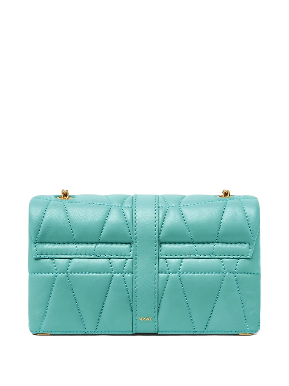 Versace Kleio gewatteerde crossbodytas Groen