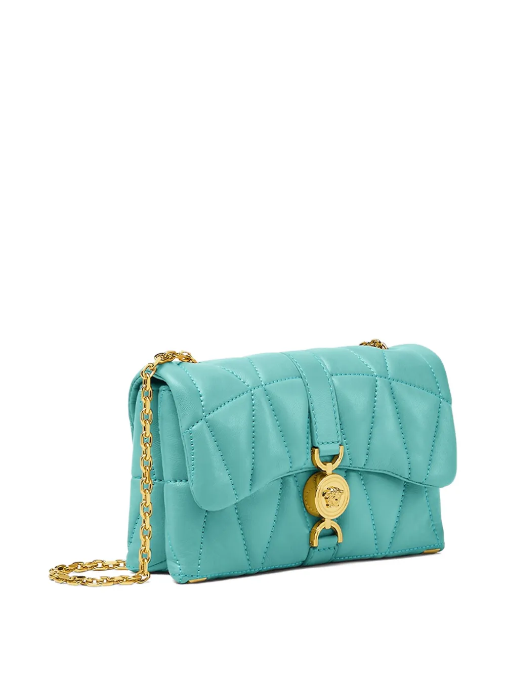 Versace Kleio gewatteerde crossbodytas Groen