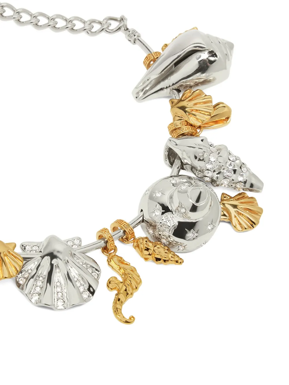 Versace Halsketting met schelpenbedel - Zilver