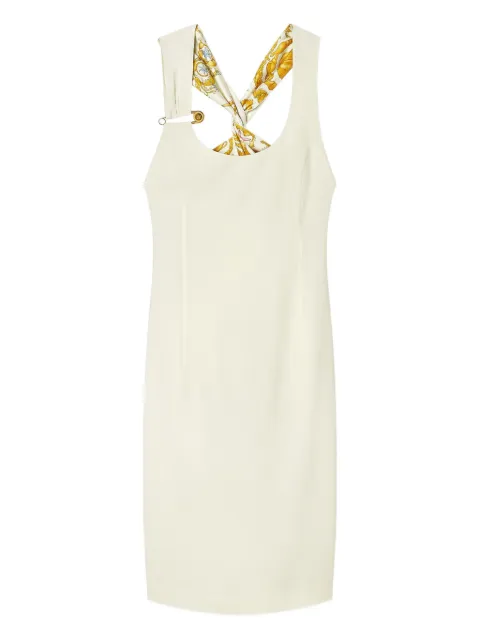 Versace cross-back mini dress