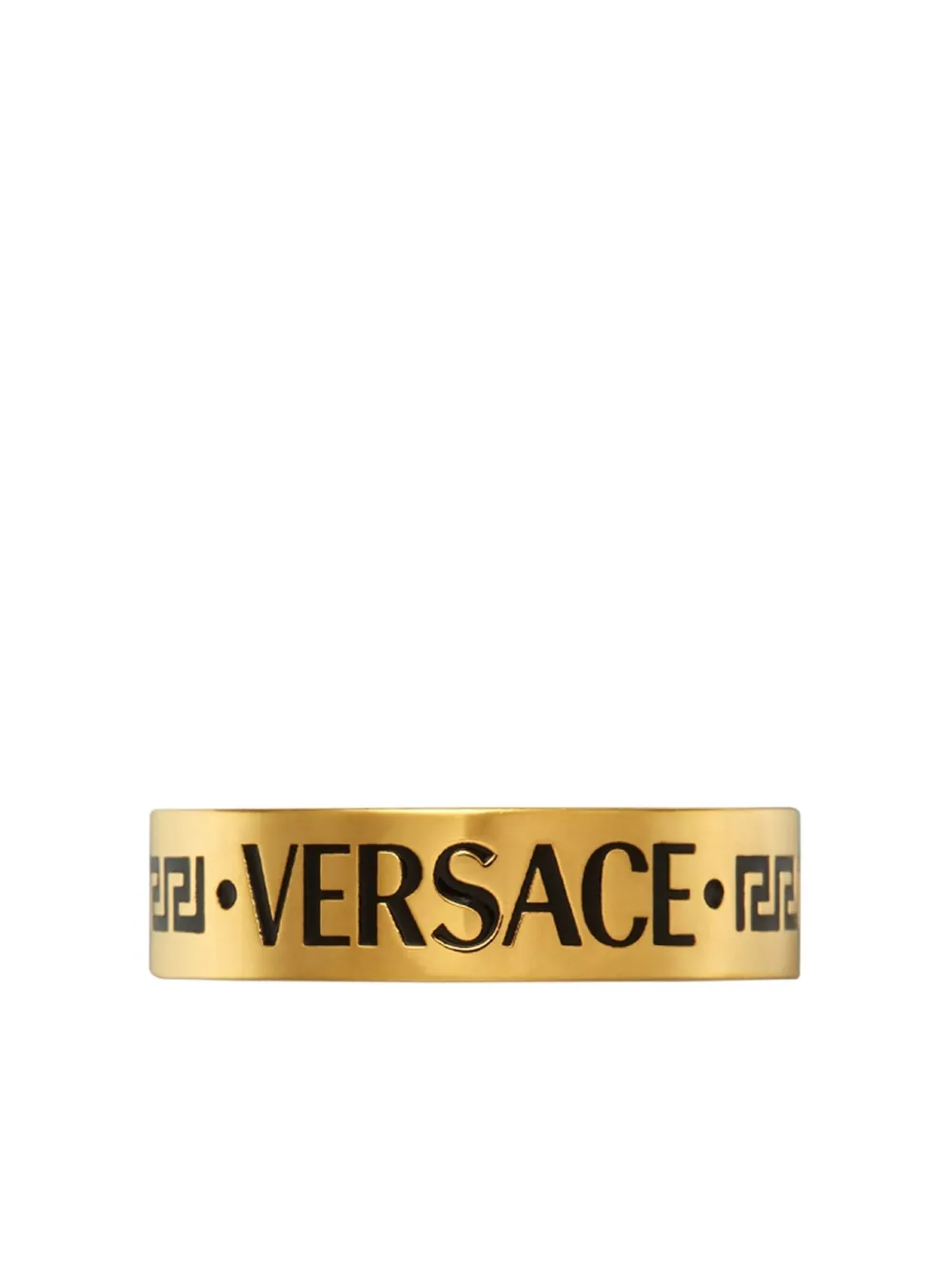 Versace Logo-engraved Ring
