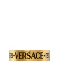 Versace logo-engraved ring - Gold