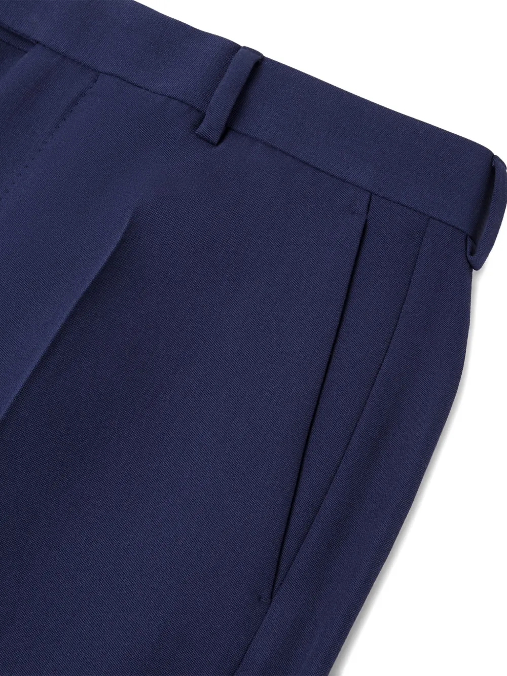 Versace Wollen broek Blauw