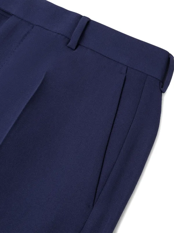 Versace ウールパンツ | ブルー | FARFETCH JP