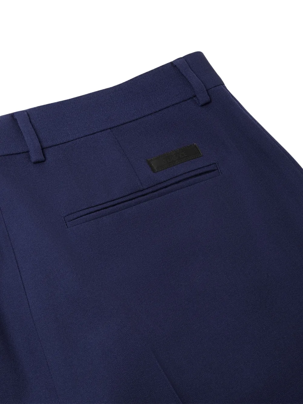 Versace Wollen broek Blauw