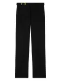 Versace belted tailored trousers - Black