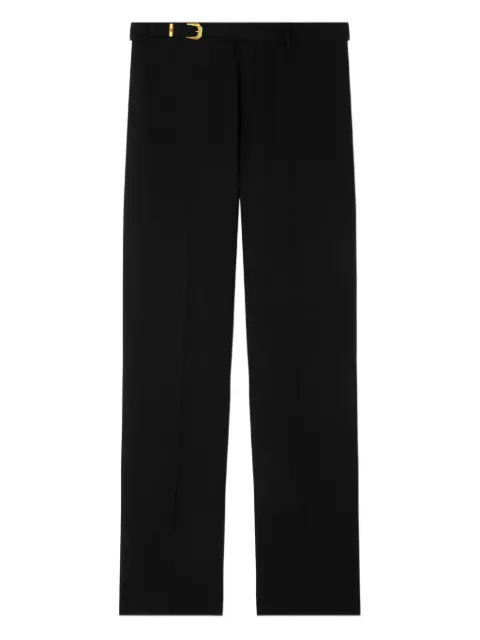 Versace belted tailored trousers